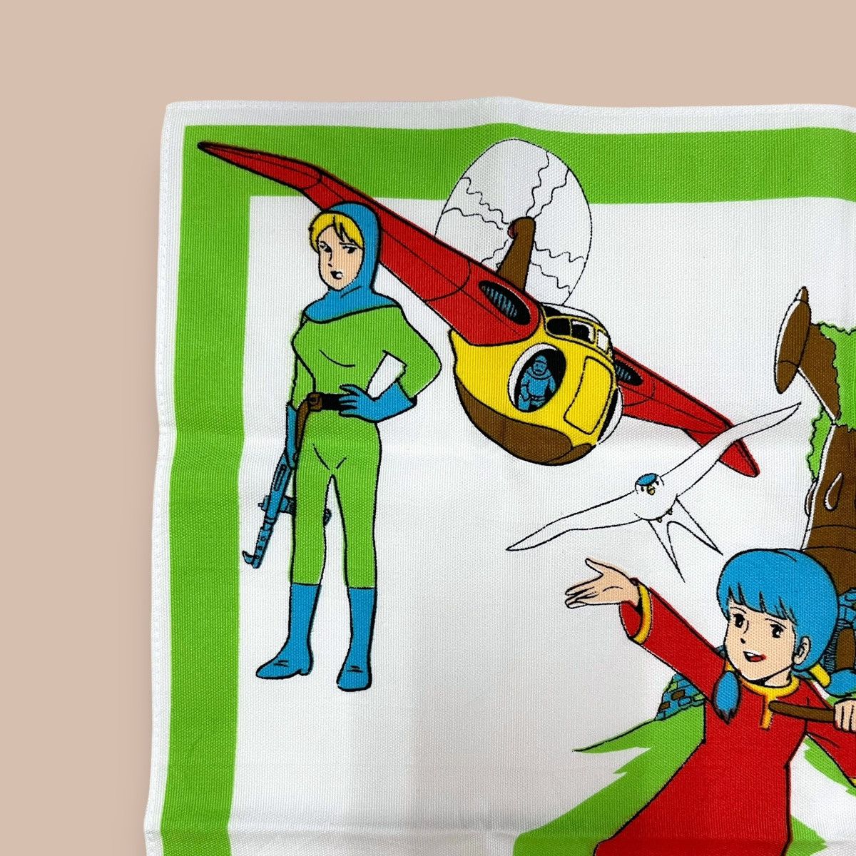 Anime Vintage "Future Conan Boy" Handkerchief Size ONE SIZE - 8 Thumbnail