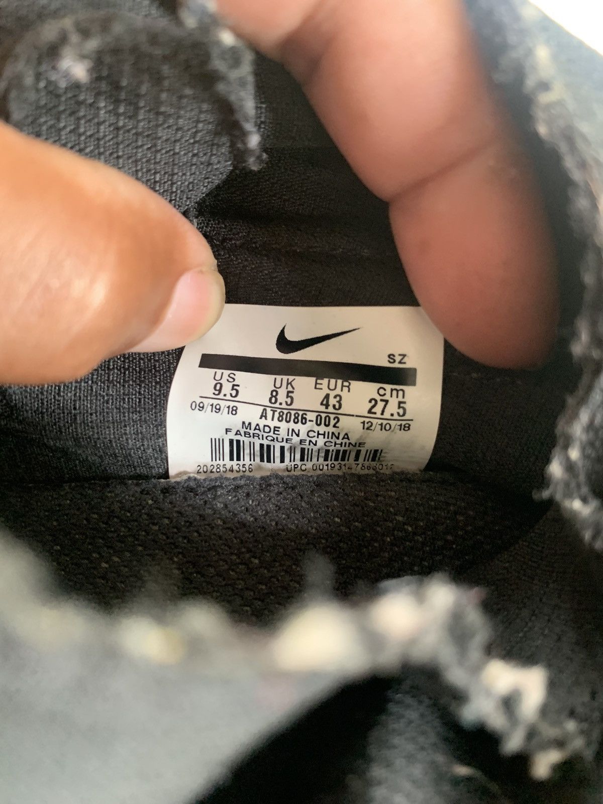 Fear of God × Nike NIKE X FEAR OF GOD Moc Particle Biege. Size US 9.5 / EU 42-43 - 11 Thumbnail