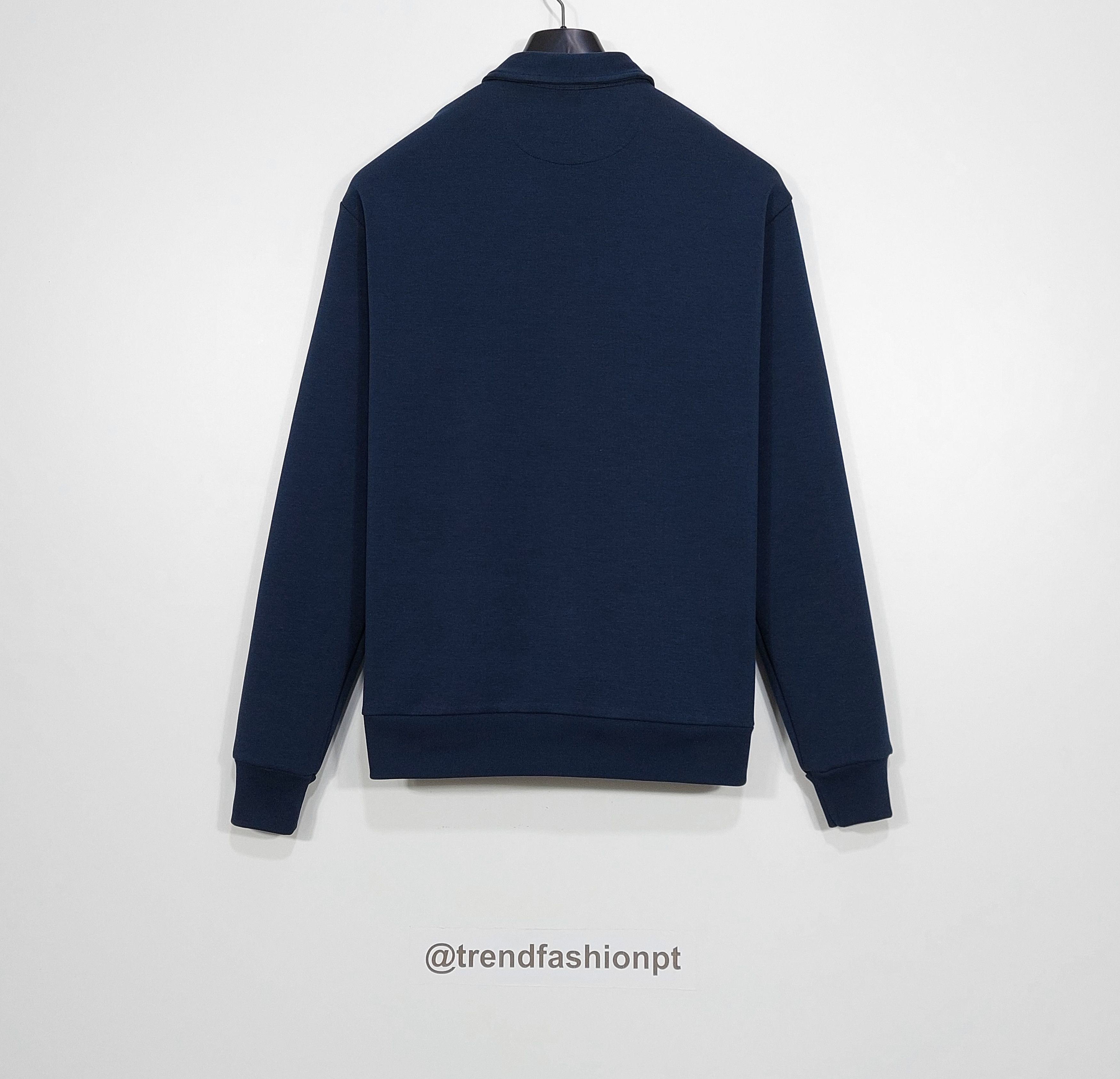 Other rugby inspired polo sweatshirt - navy blue S Size US S / EU 44-46 / 1 - 6 Thumbnail