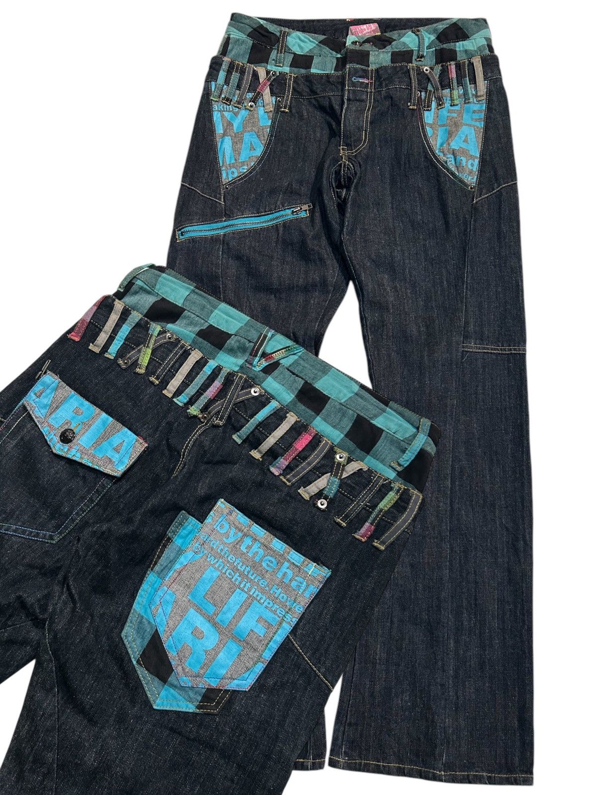 パンツ oos japanese label bondage dameged denim Japanese Bondage Jeans | Grailed