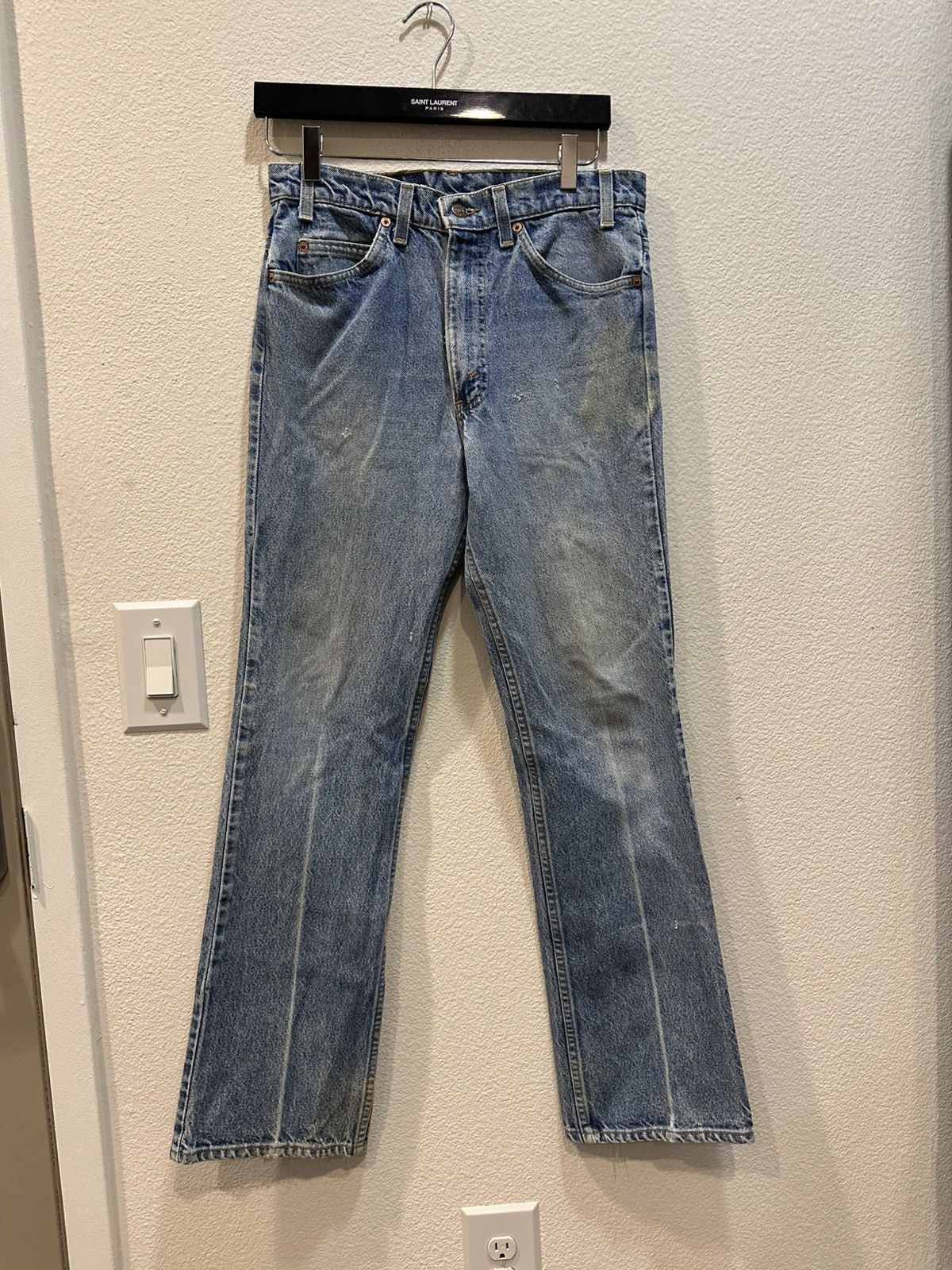 90s 517 Orange Tab Bootcut Denim Jeans