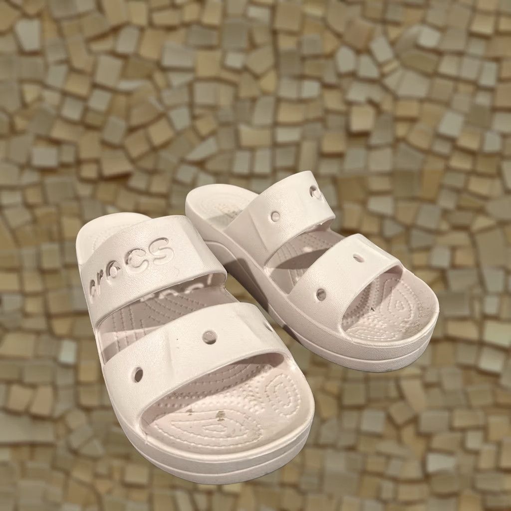Crocs Crocs Baya Platform Slide Sandals Womens Size 7 Pink Slip On Size US 7 / IT 37 - 1 Thumbnail