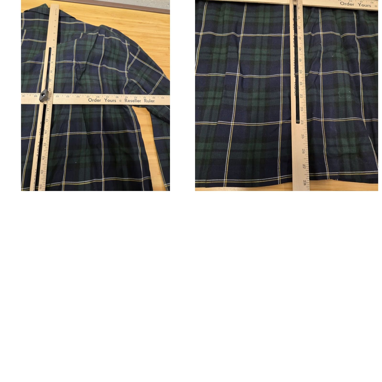 Polo Ralph Lauren Ralph Lauren POLO SPORT Shirt Blouse Green Tartan Plaid Long Sleeve Women 6 Size M / US 6-8 / IT 42-44 - 8 Thumbnail