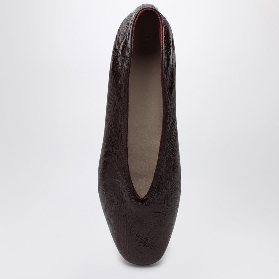 Le Monde Beryl o1d2blof0824 Luna Leather Slipper in Burgundy Size US 6 / IT 36 - 3 Thumbnail