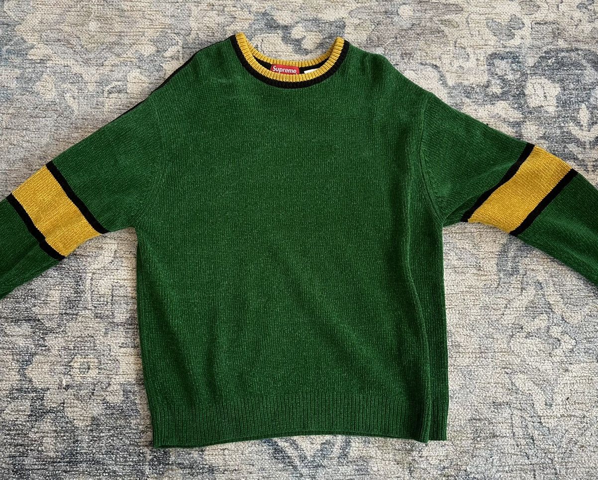 Supreme Supreme Stripe Chenille Sweater size XL Size US XL / EU 56 / 4 - 3 Thumbnail