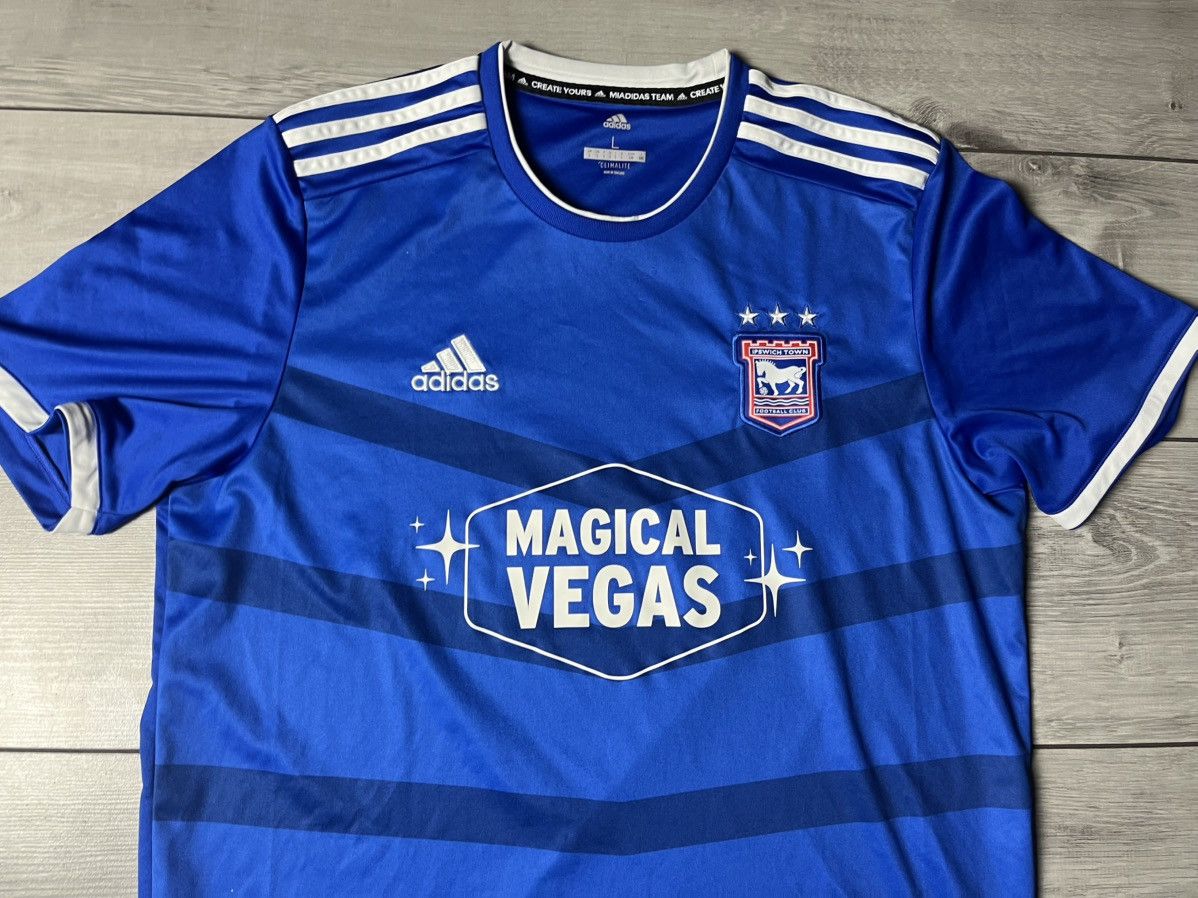 Adidas Ipswich Town 2019 - 2020 home shirt jersey Adidas Size US L / EU 52-54 / 3 - 3 Thumbnail