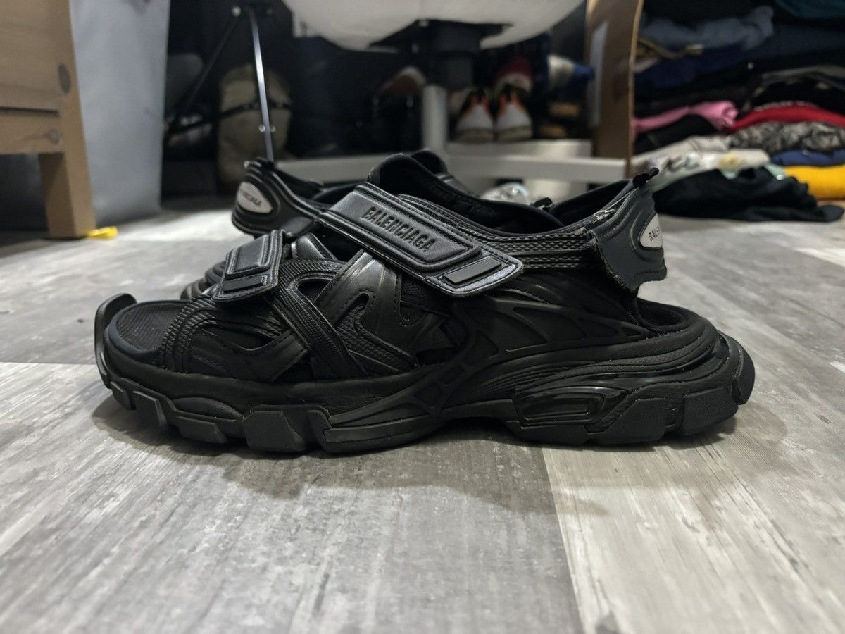 Balenciaga Balenciaga Black Track Runner Slides | Grailed