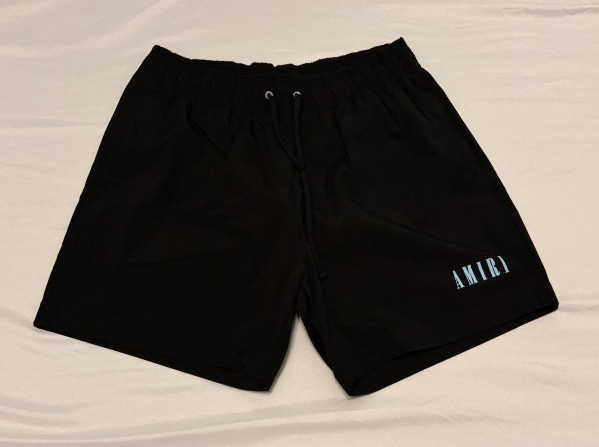 Amiri Amiri Black Core Swim Shorts Size US 30 / EU 46 - 1 Thumbnail