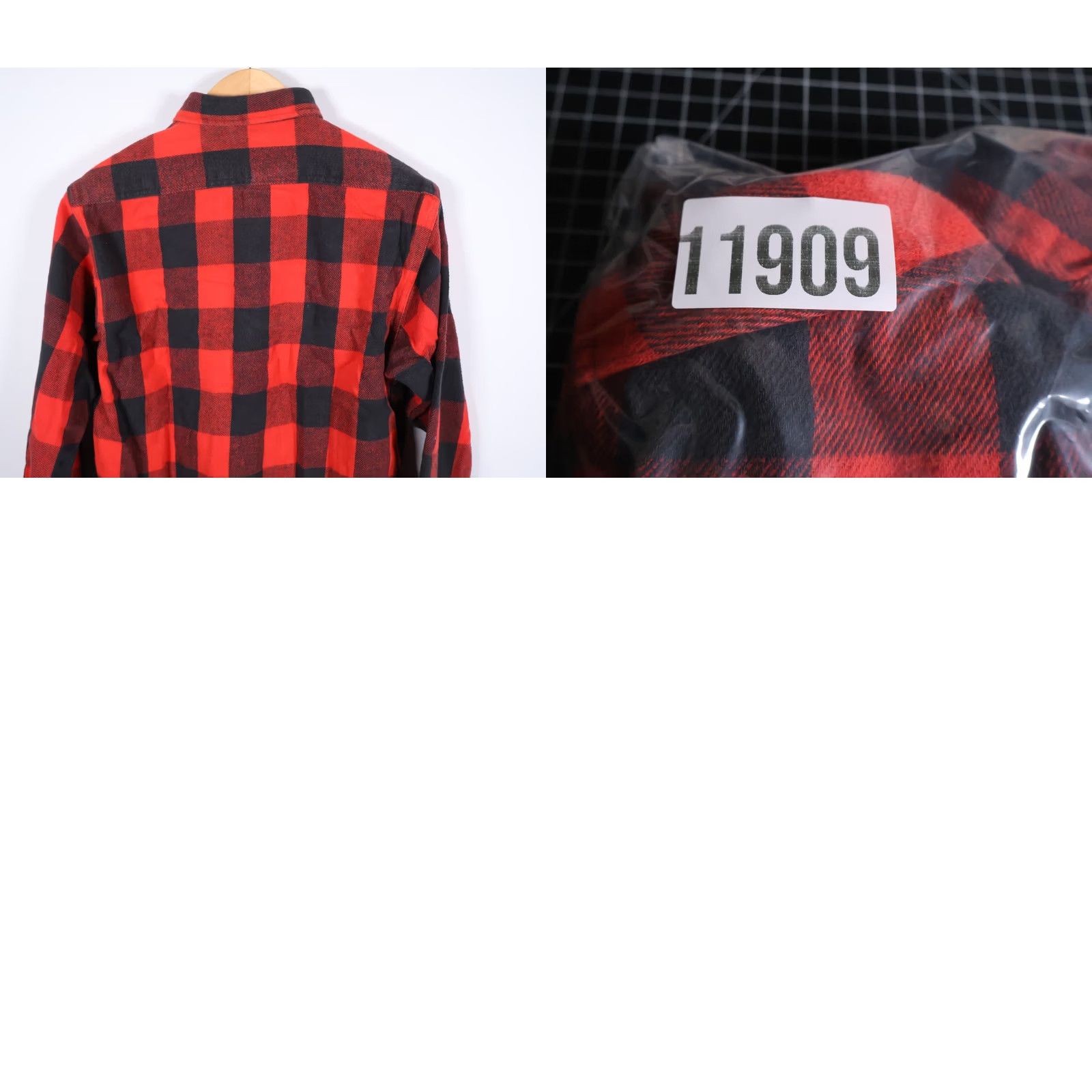 Vintage VINTAGE Five Brother Flannel Shirt Men's Large Red Black Buffalo Plaid Workwear Size US L / EU 52-54 / 3 - 9 Thumbnail