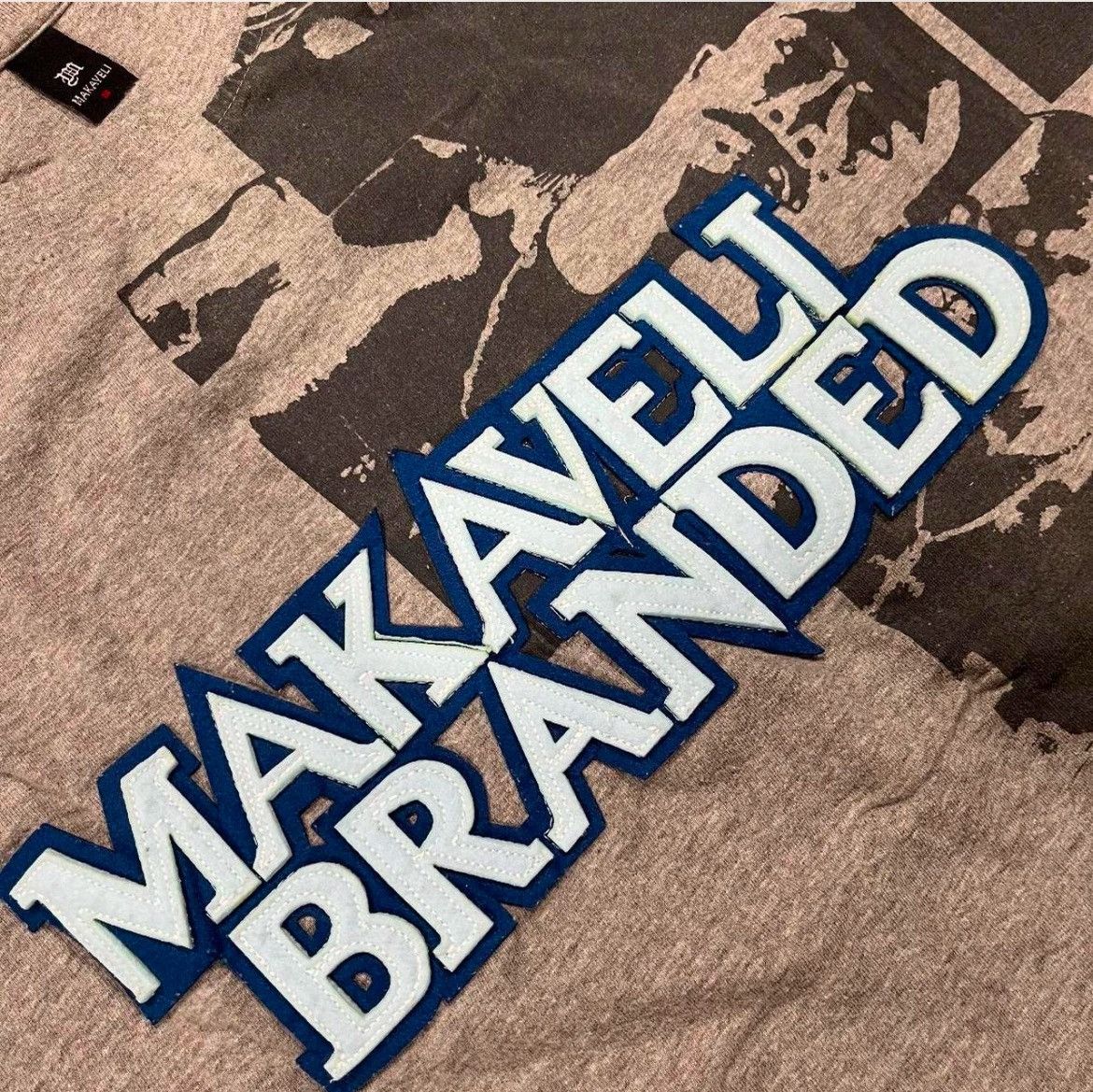 Other Y2K Tupac Makaveli Branded 00s Rap Tee XL T-Shirt Tan Rare Size US XL / EU 56 / 4 - 7 Thumbnail