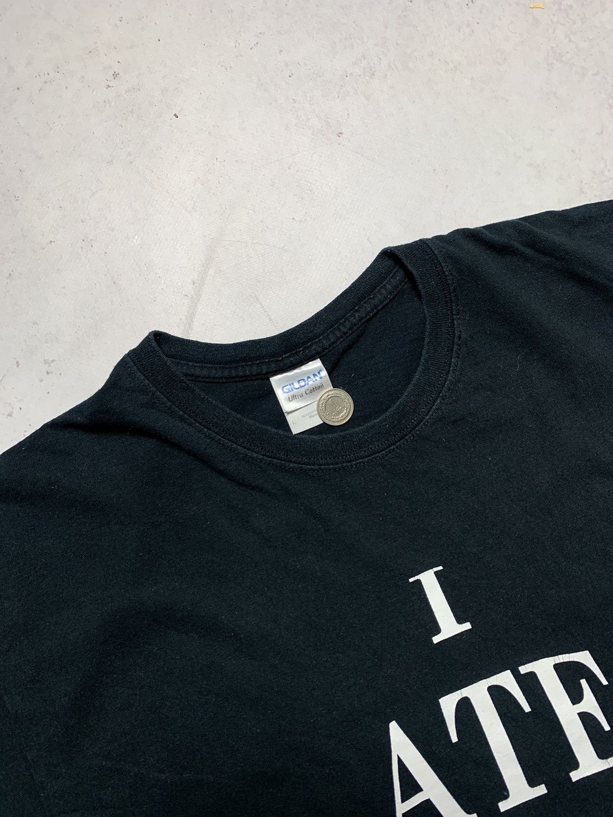 Vintage Vintage 90's Humor Streetwear Number Nine Style T-shirt Size US L / EU 52-54 / 3 - 7 Thumbnail