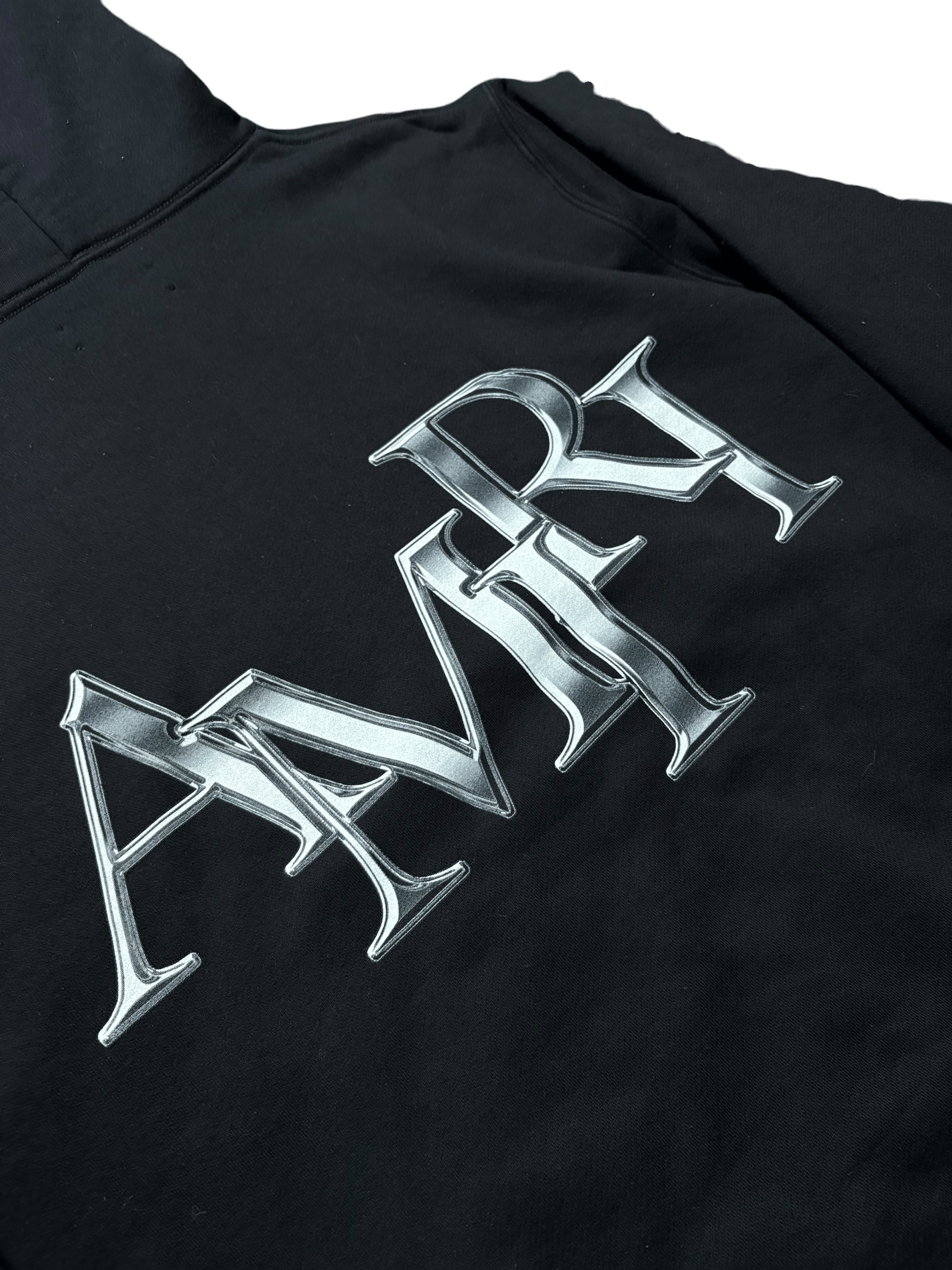 Amiri Amiri Metallic Logo Pullover Hoodie - Size XXXL Size US XXL / EU 58 / 5 - 3 Thumbnail