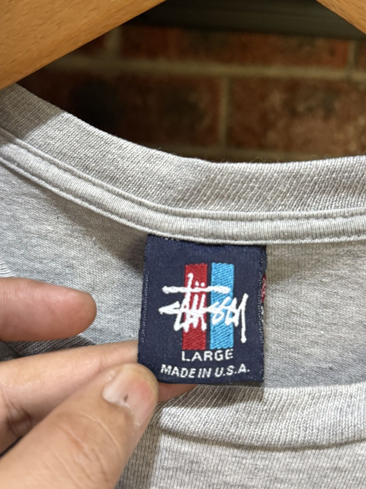 Stussy Rare Vintage 90s Stussy Kyle Lyons Skimboard Tee Size US L / EU 52-54 / 3 - 7 Thumbnail