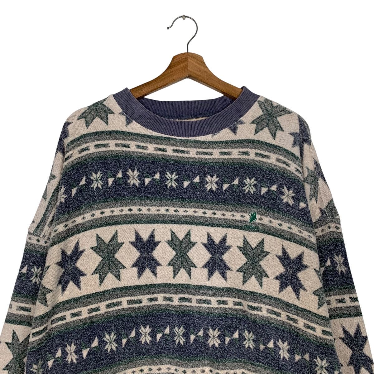 Vintage VINTAGE POLO COUNTRY Fair Isle Crewneck Sweatshirt 3583-C164 Size US L / EU 52-54 / 3 - 2 Thumbnail