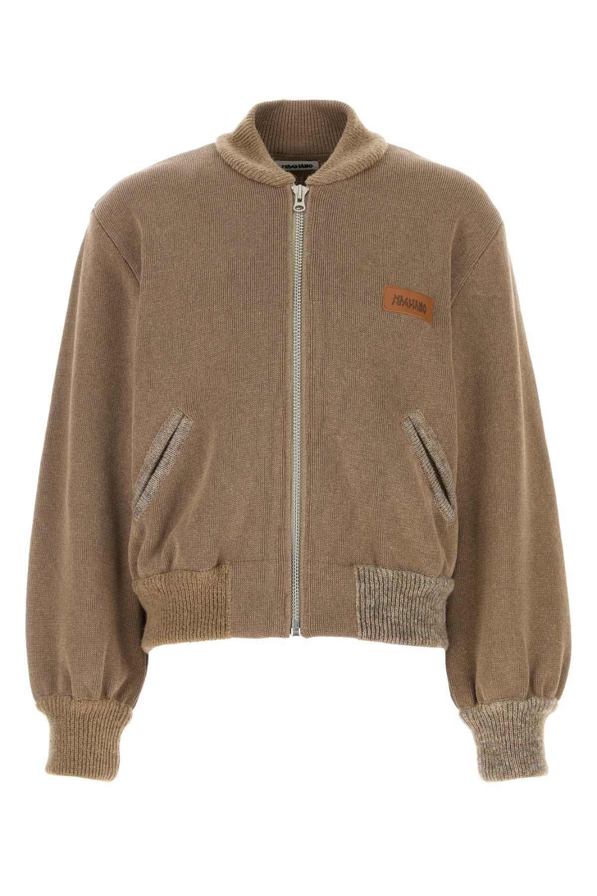 Magliano Biscuit Cotton Blend Bomber Jacket Size US L / EU 52-54 / 3 - 1 Thumbnail