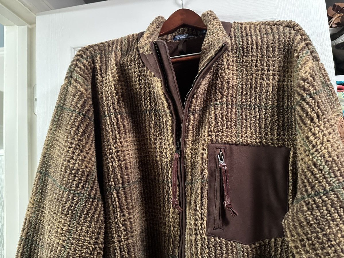 Polo Ralph Lauren Polo by Ralph Lauren Brown Sherpa zip heavy sweater 2XL Size US XXL / EU 58 / 5 - 4 Thumbnail