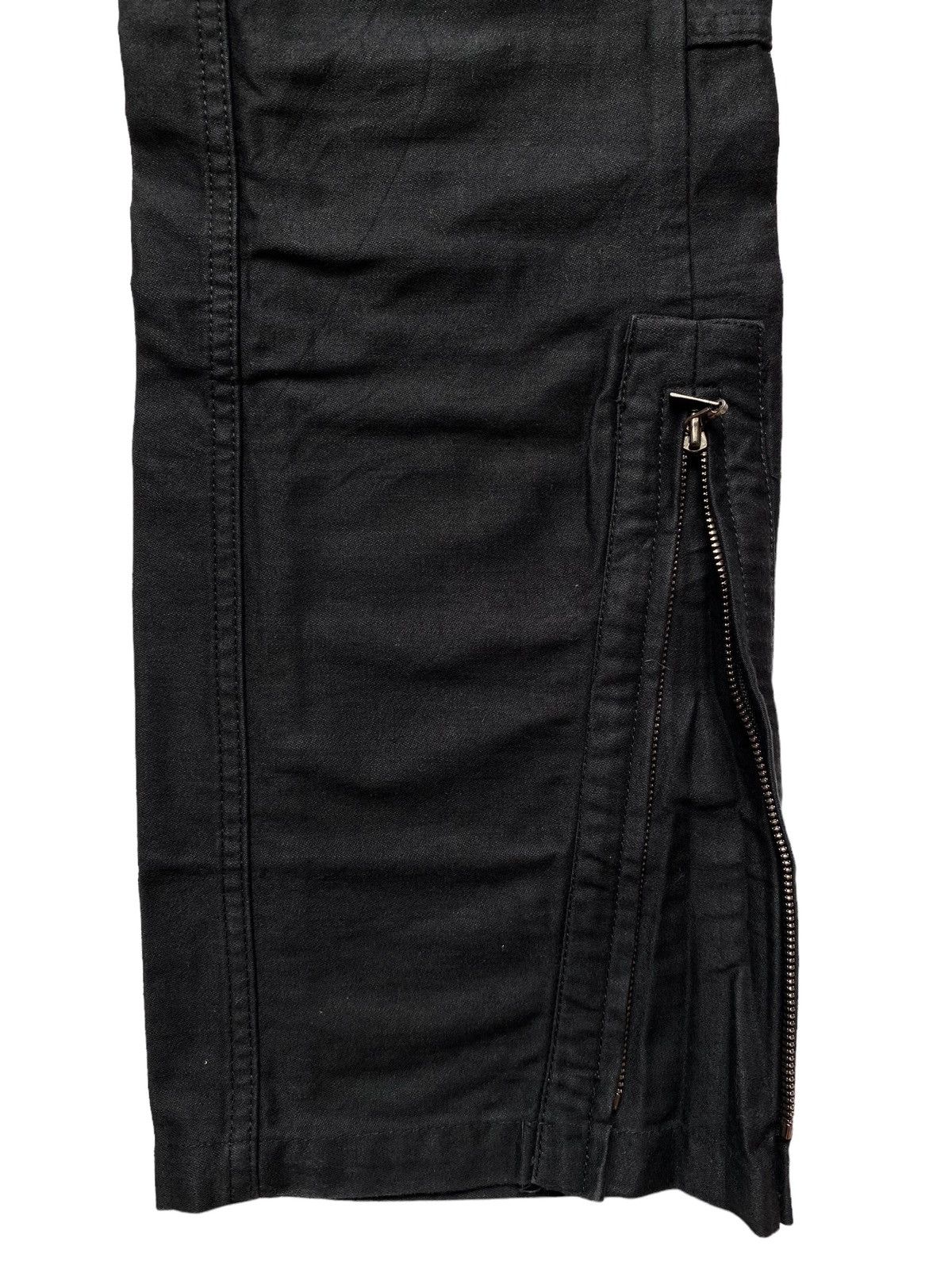 14th Addiction 2000s Shellac - Open Leg Zipper Cargo Pants Size US 29 - 8 Thumbnail