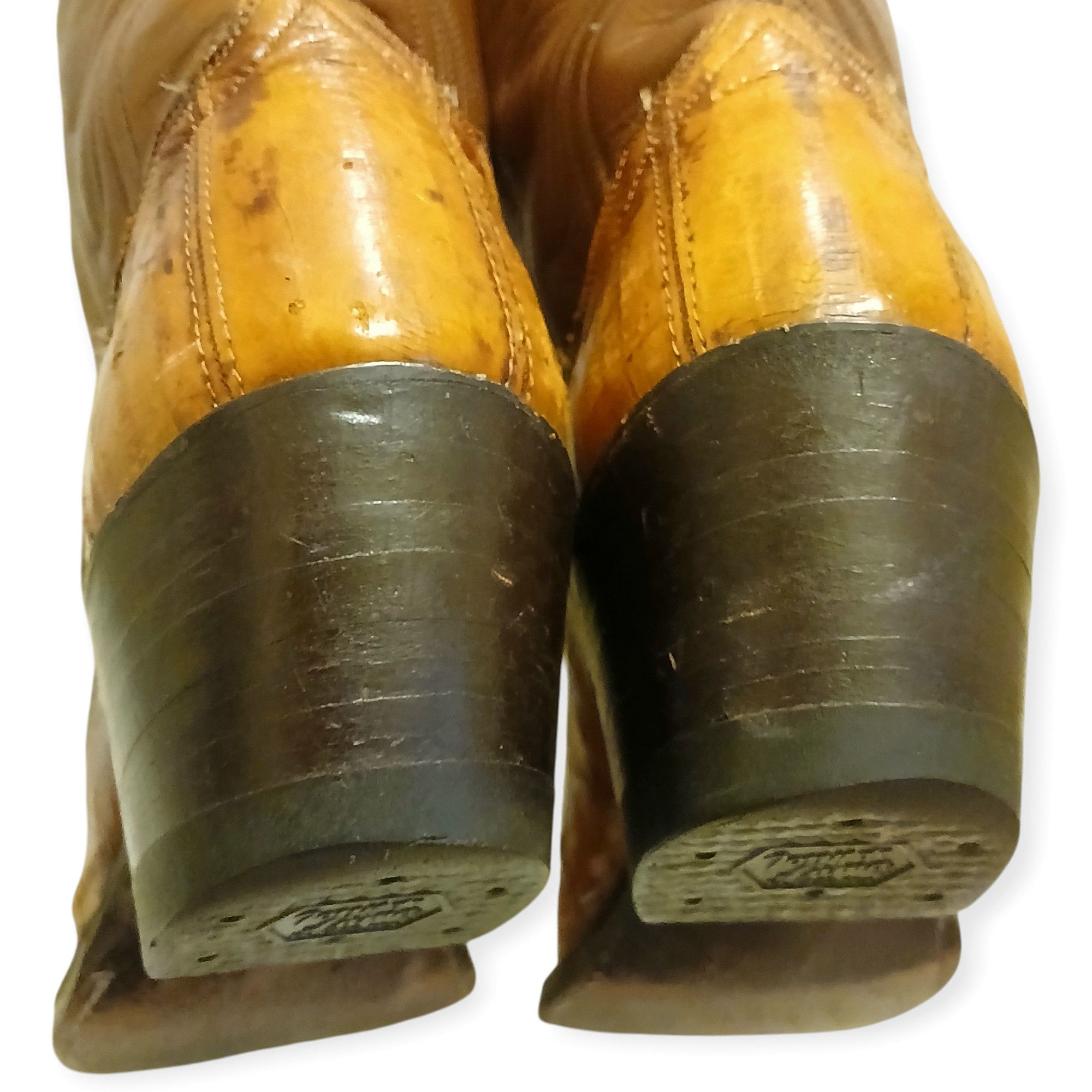 Tony Lama × Vintage Tony Lama Black Label Exotic Eel Leather Boots Size 5.5 B Size US 5.5 / IT 35.5 - 9 Thumbnail