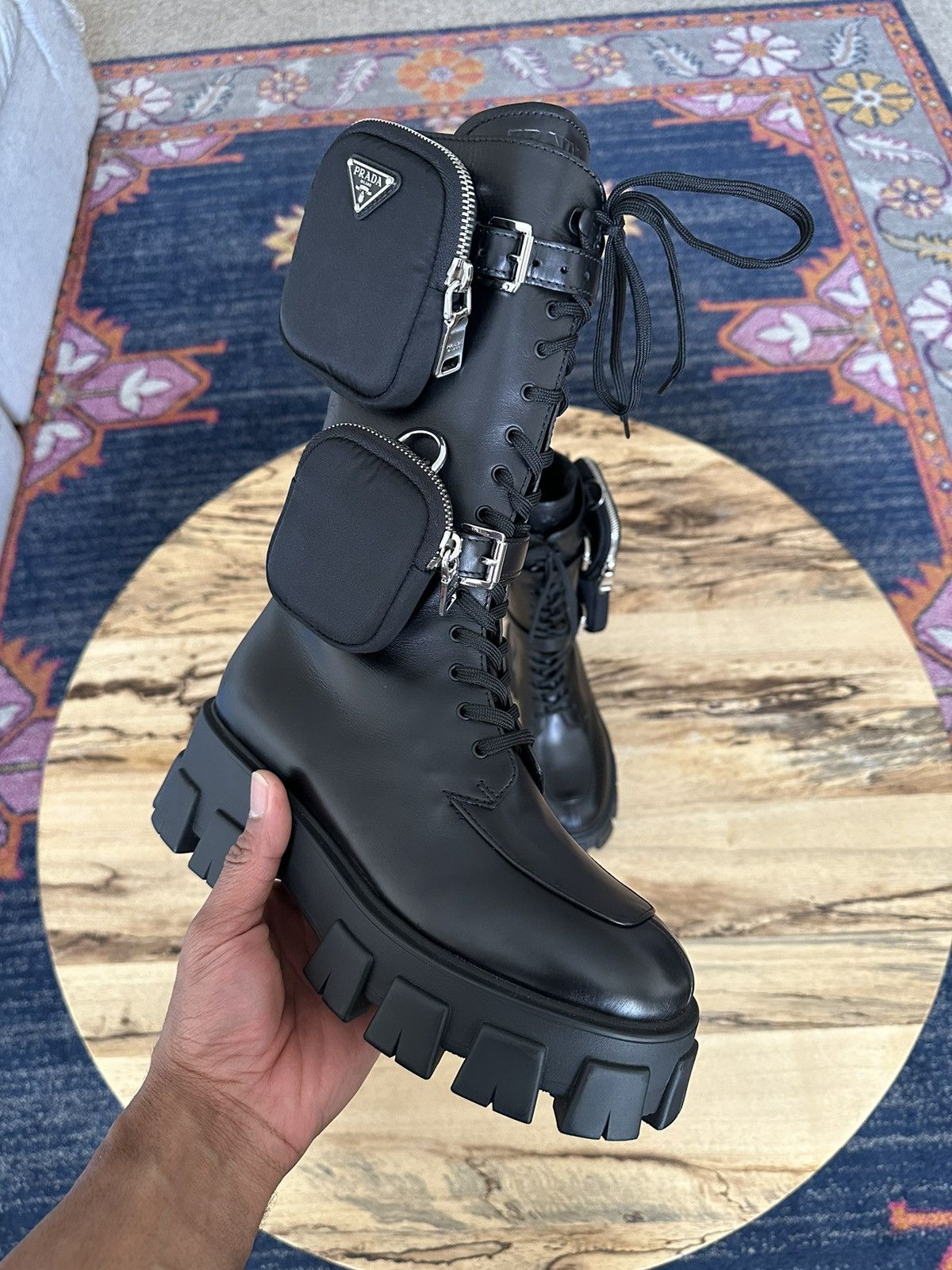 Prada PRADA MONOLITH BOOTS Grailed