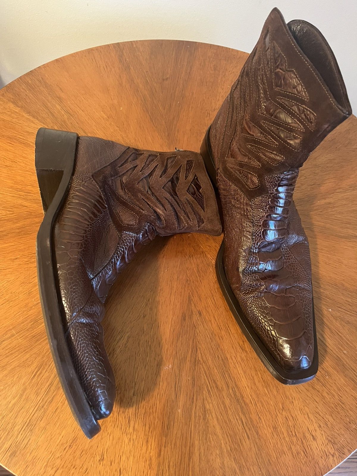 Other Cesare pacotti ostrich skin boots Size US 10.5 / EU 43-44 - 3 Thumbnail