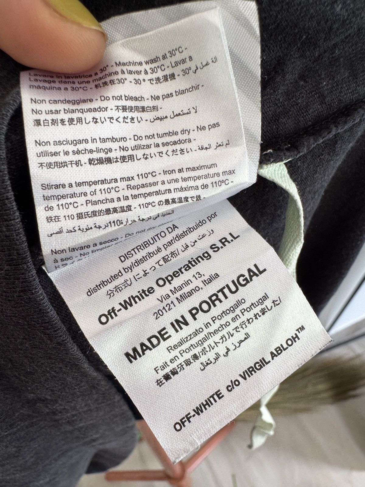 Off-White Off-White Virgil Abloh Tee Size US S / EU 44-46 / 1 - 4 Thumbnail