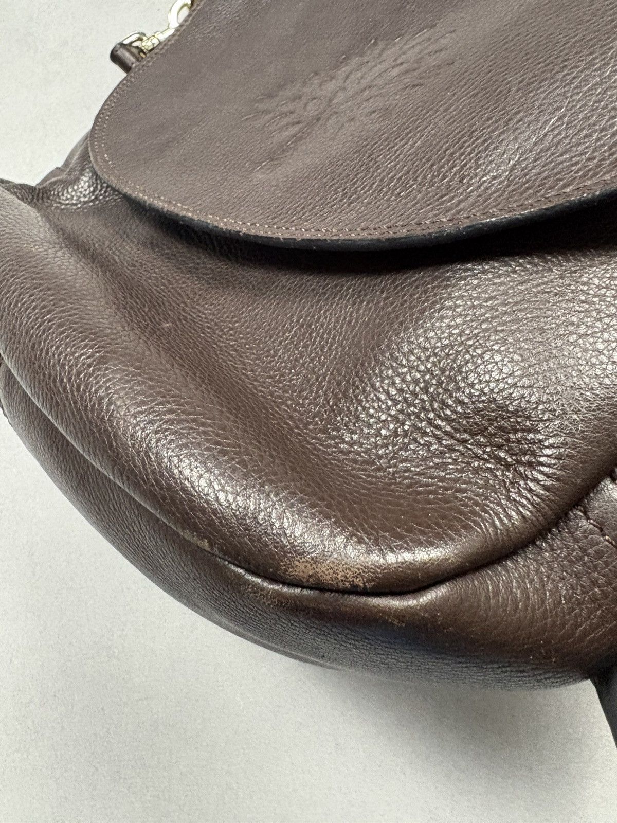 Mulberry Mulberry Brown Leather Crossbody Bag Tree Logo Vintage Size ONE SIZE - 7 Thumbnail
