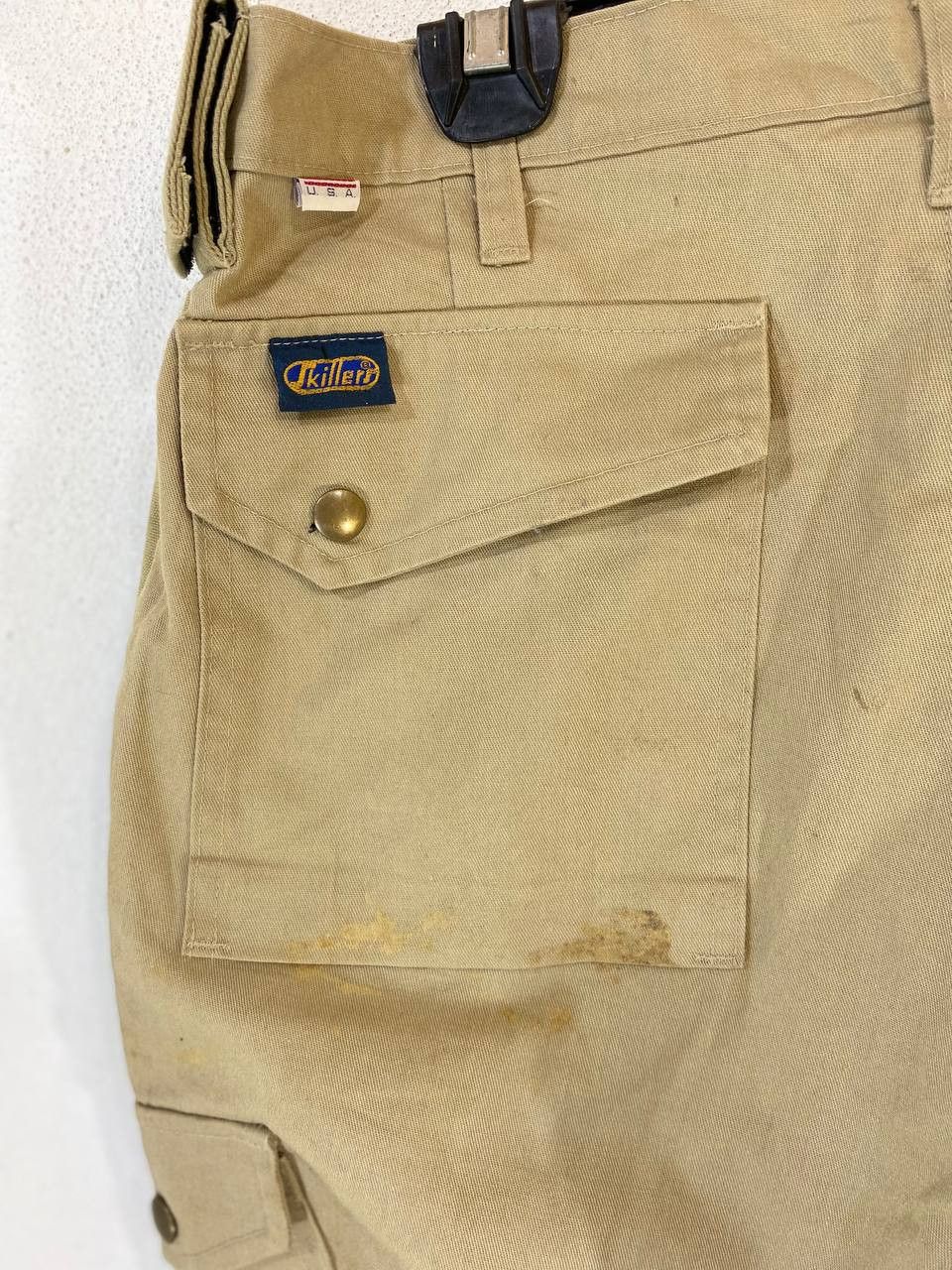 If Six Was Nine skillers hard khakis cargo pants paint splatter Size US 36 / EU 52 - 2 Thumbnail