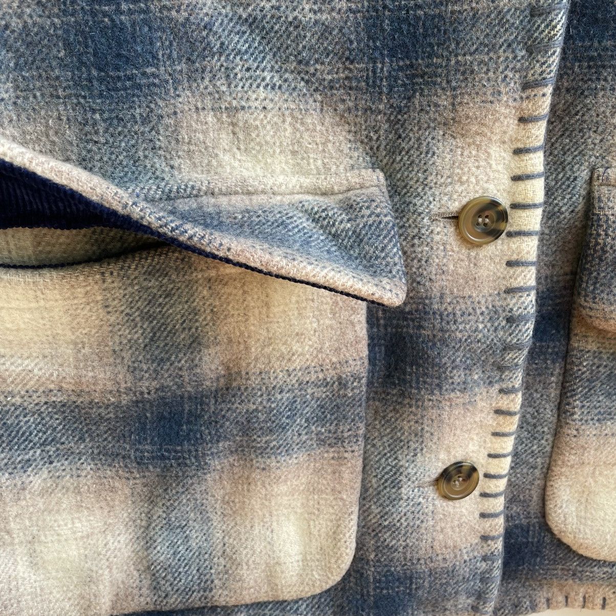 Woolrich Woolen Mills 💥Miss Creek Four Pocket Outdoor Clothes Shadow Plaid Warm Size M / US 6-8 / IT 42-44 - 6 Thumbnail