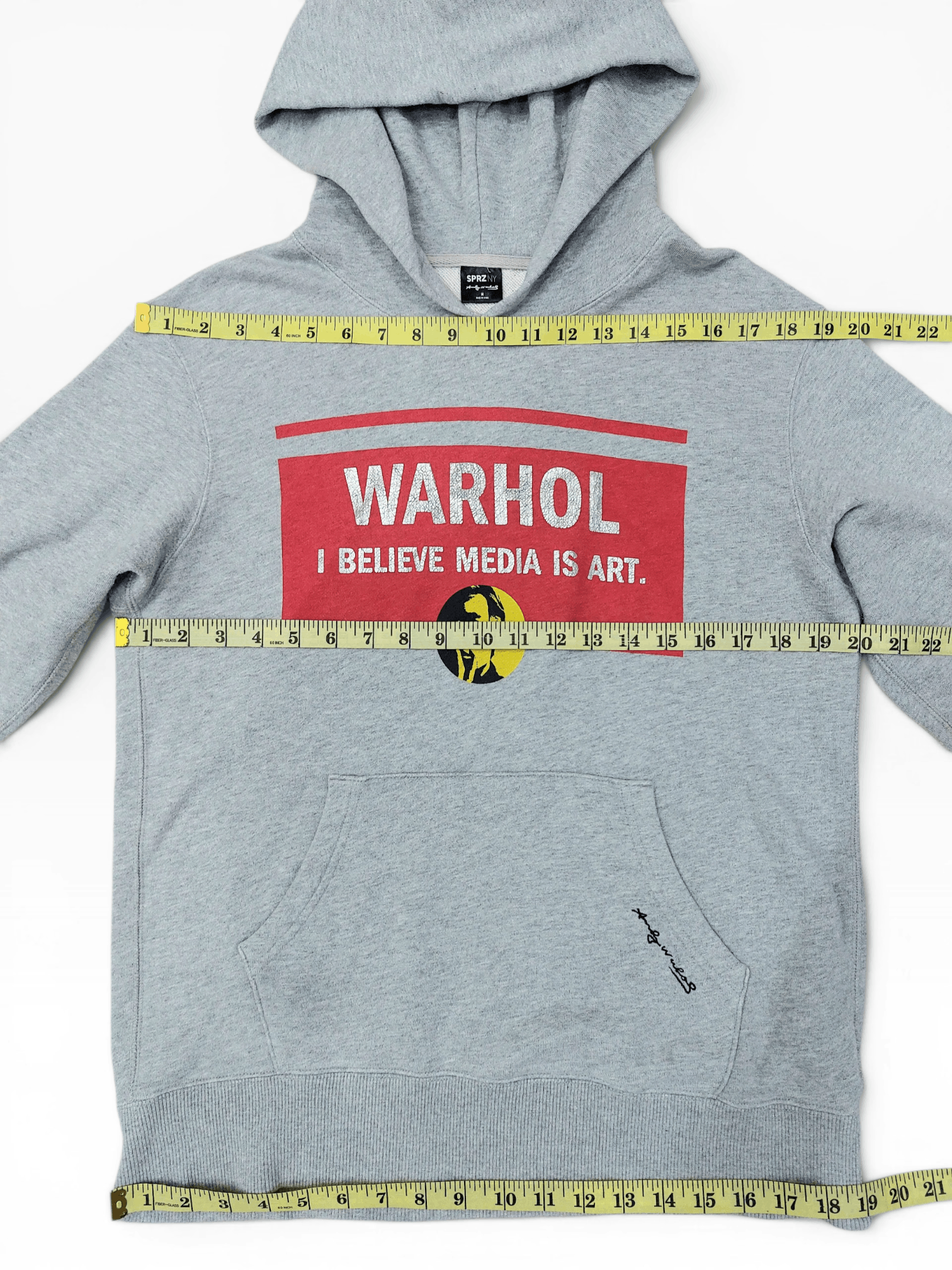 Andy Warhol Sprzny x Andy Warhol "I Believe Media is Art" Hoodies Size US M / EU 48-50 / 2 - 7 Thumbnail