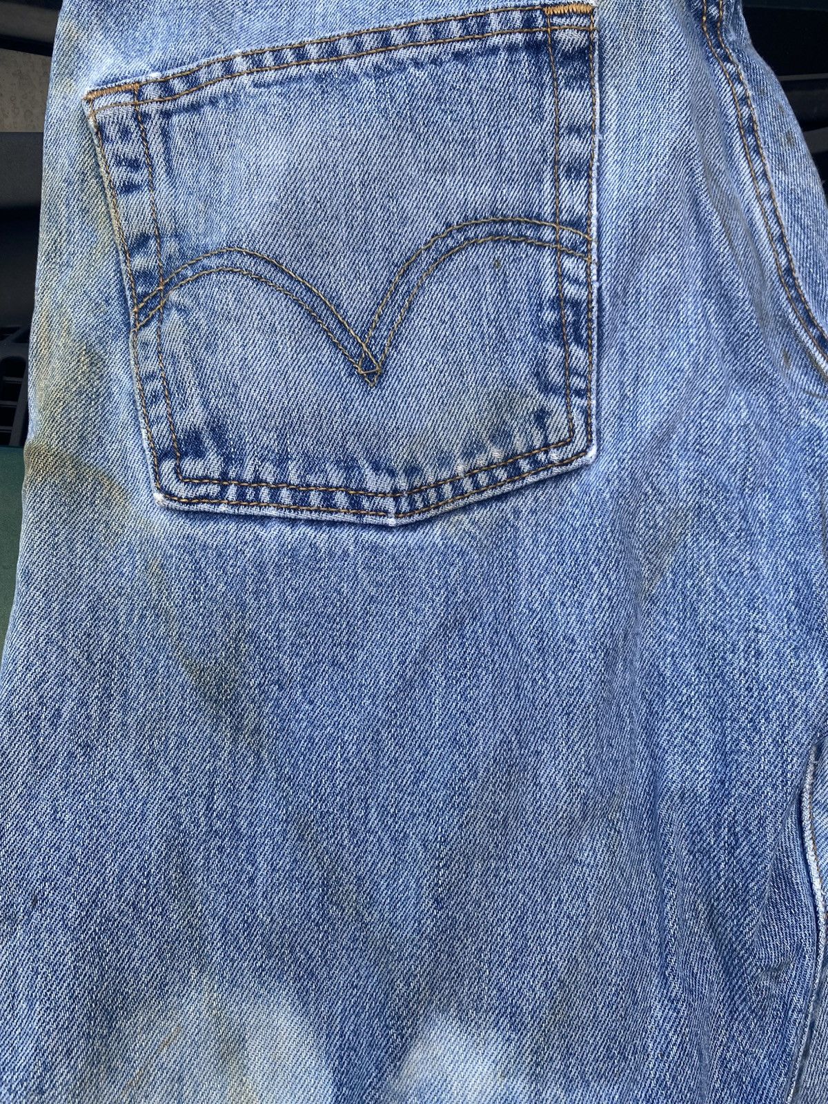 Levi's Vintage Trashed Levis 501 Jeans Distressed Size US 30 / EU 46 - 8 Thumbnail