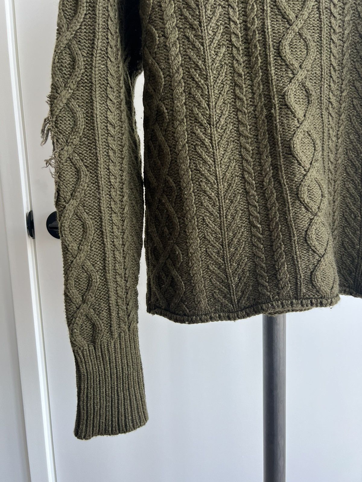 Junya Watanabe AW06 Taxi Driver Cable-Knit Commando Sweater Size US S / EU 44-46 / 1 - 3 Thumbnail