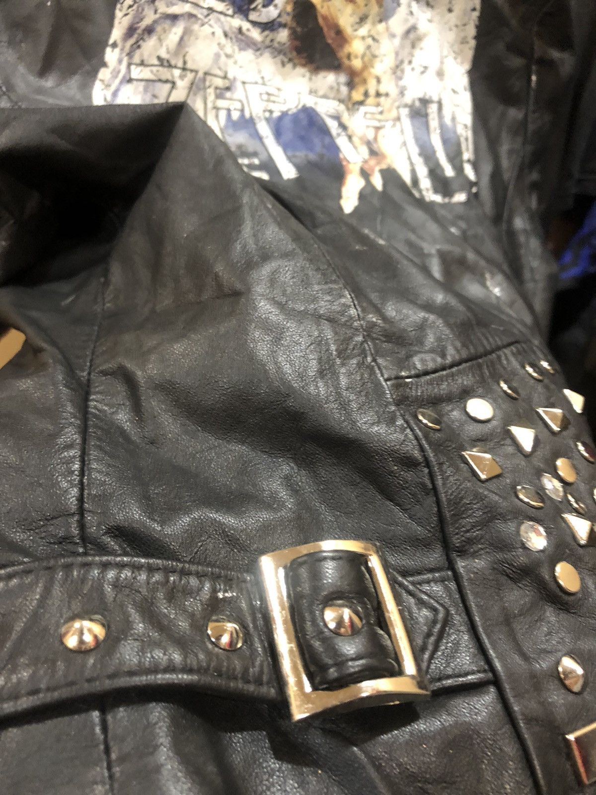 Wilsons Leather Led Zepellin Leather jacket Size S / US 4 / IT 40 - 5 Thumbnail
