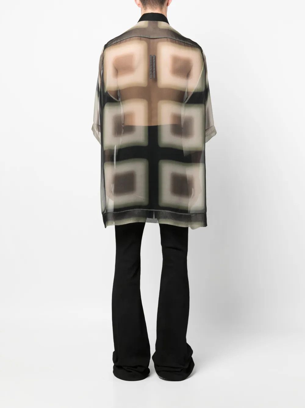 Rick Owens o1y0325 Patterned Shirt in Multicolor Size US M / EU 48-50 / 2 - 4 Thumbnail