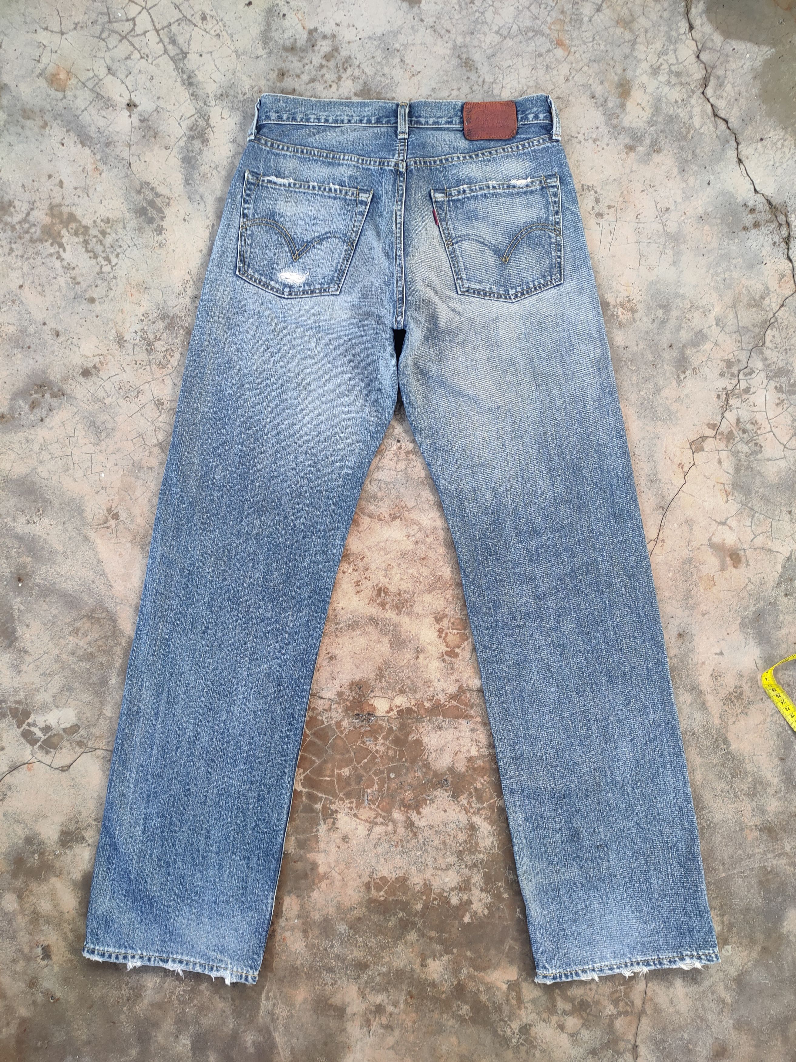 Levi's Vintage Clothing vintage Levi's 503 faded ripped jeans denim pants Size US 32 / EU 48 - 8 Thumbnail