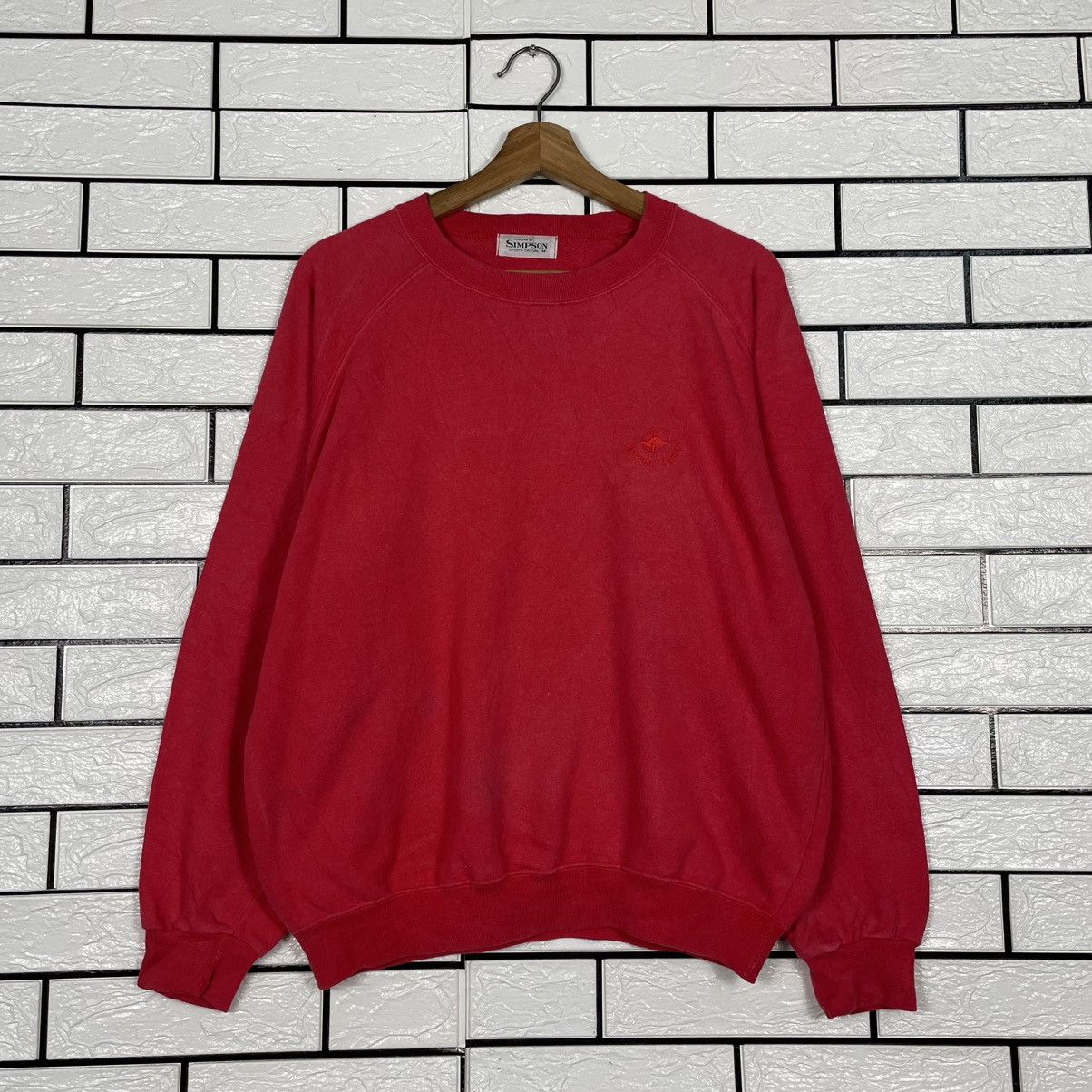 Japanese Brand Simpson Plain Crewneck Sweatshirt Size US M / EU 48-50 / 2 - 1 Thumbnail