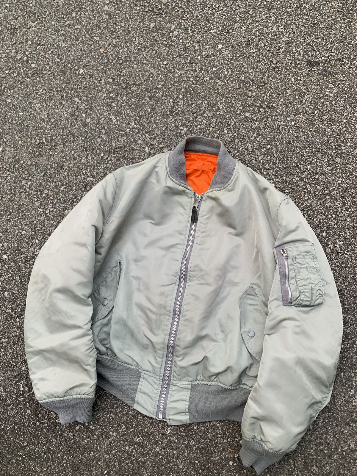 Alpha Industries 🪖VINTAGE ALPHA INDUSTRIES MA-1 FLYERS BOMBER JACKET Size US L / EU 52-54 / 3 - 1 Thumbnail