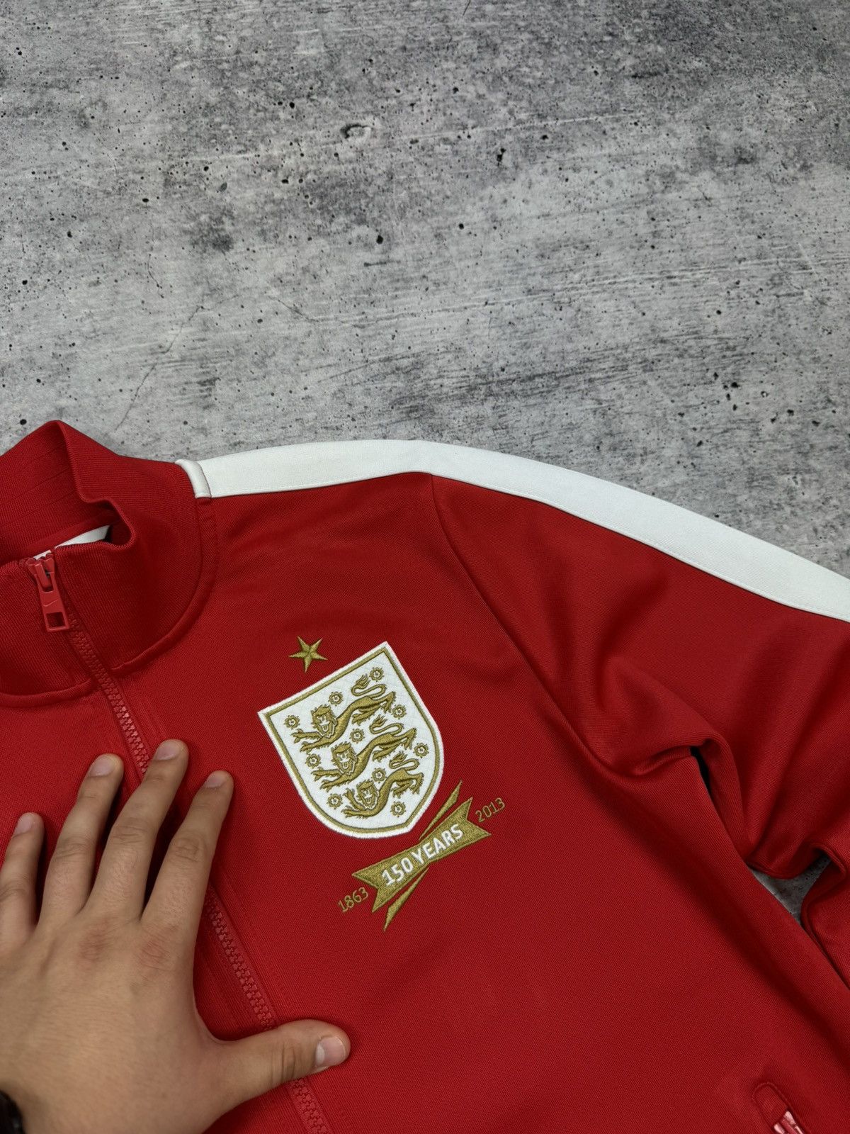 Nike Nike England Big Logo 150 Anniversary Big Logo Zipper Sweat Size US M / EU 48-50 / 2 - 9 Thumbnail