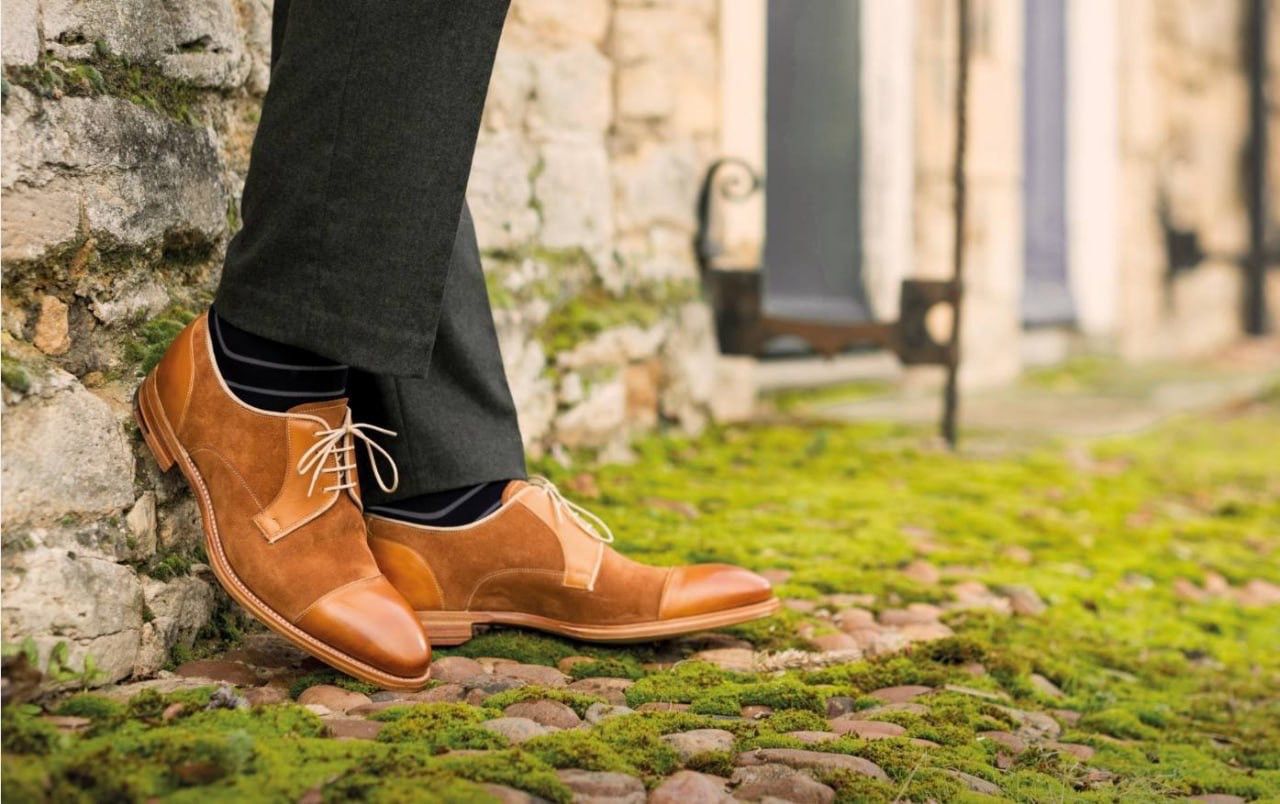 Barker Barker Design Butler Derby brown leather suede Classic Shoes Size US 11 / EU 44 - 2 Thumbnail