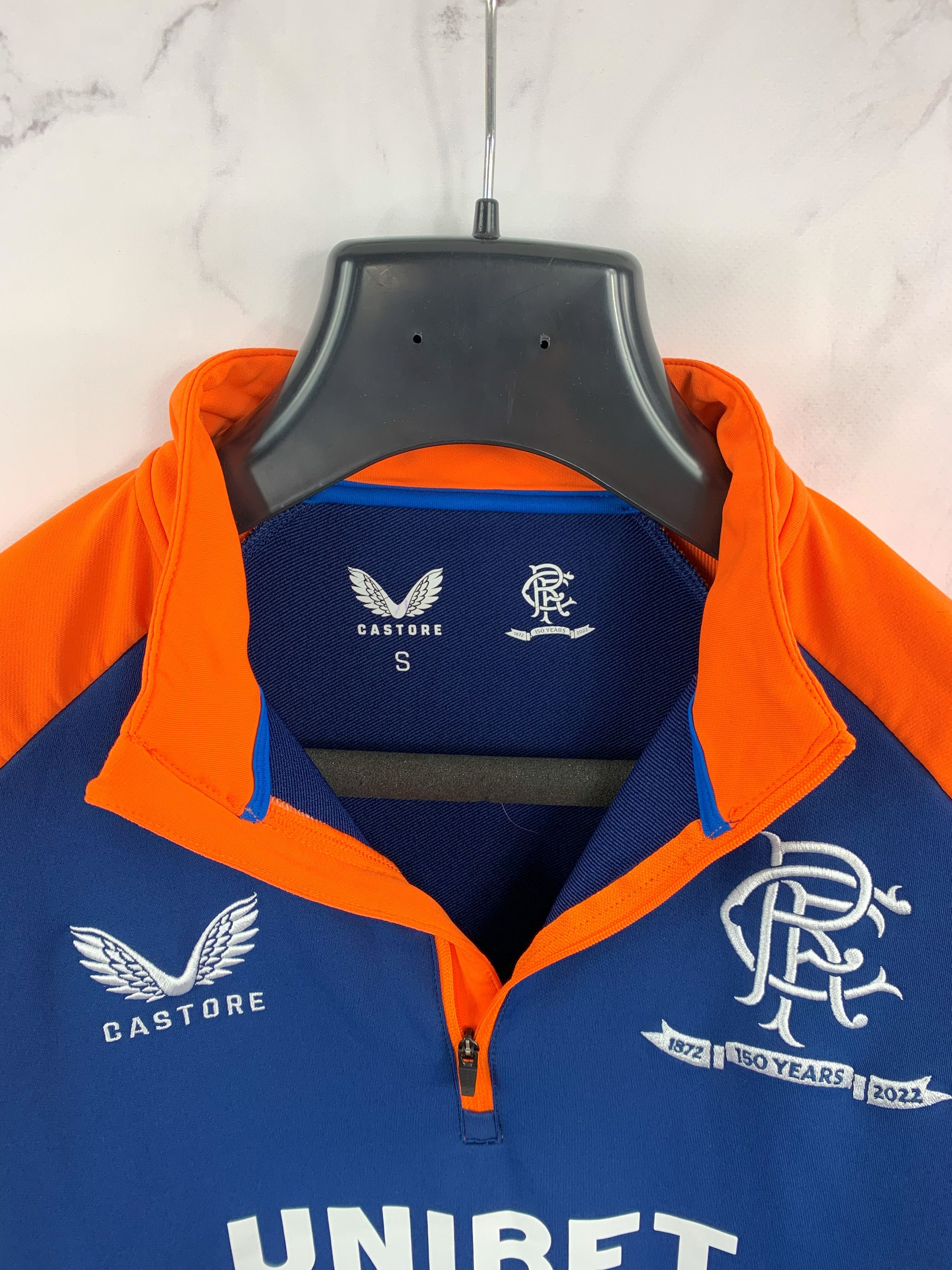 Castore Castore Rangers 1/4 Zip Long Sleeve Training Top 2022/23 Size US S / EU 44-46 / 1 - 13 Thumbnail