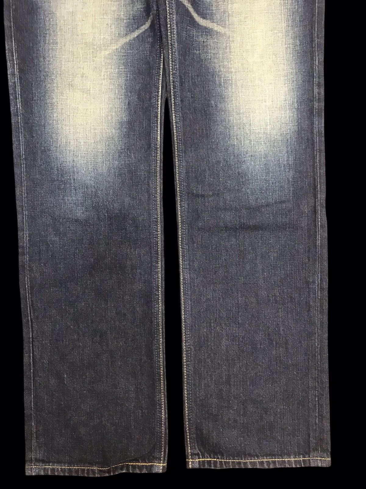 Vintage × Wrangler 💥Wrangler Stunning Stylish Rusty Wash Faded Denim F146 Size US 34 / EU 50 - 7 Thumbnail
