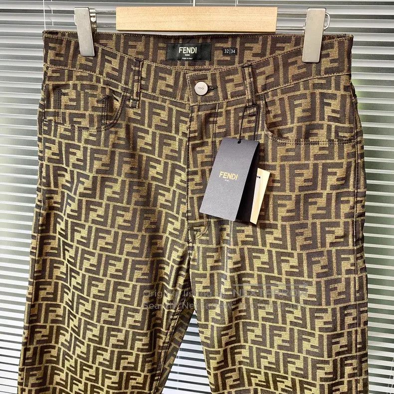 Fendi Fendi Denim Pants Casual Pants with Double F Monogram Prin Size US 32 / EU 48 - 6 Thumbnail