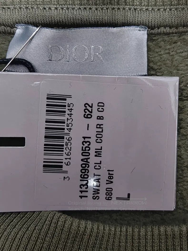 Dior Dior SS22 patterned printed round-neck casual long-sleeved Size US L / EU 52-54 / 3 - 4 Thumbnail