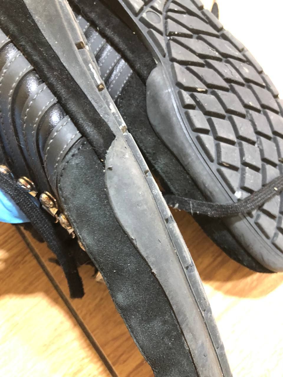 Dsquared2 MENS DSQUARED2 BLACK LACED UP LEATHER SNEAKERS Size US 12 / EU 45 - 11 Thumbnail