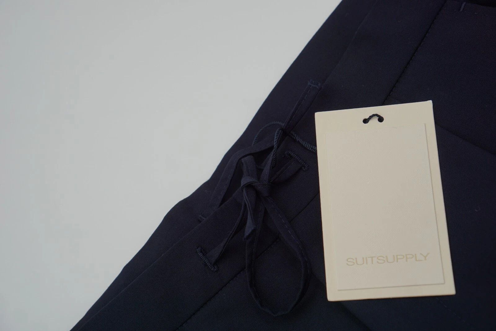 Suitsupply Men Suitsupply Trousers Navy Ames Pleat ES Wool US36 JNJ423 Size 36R - 3 Thumbnail