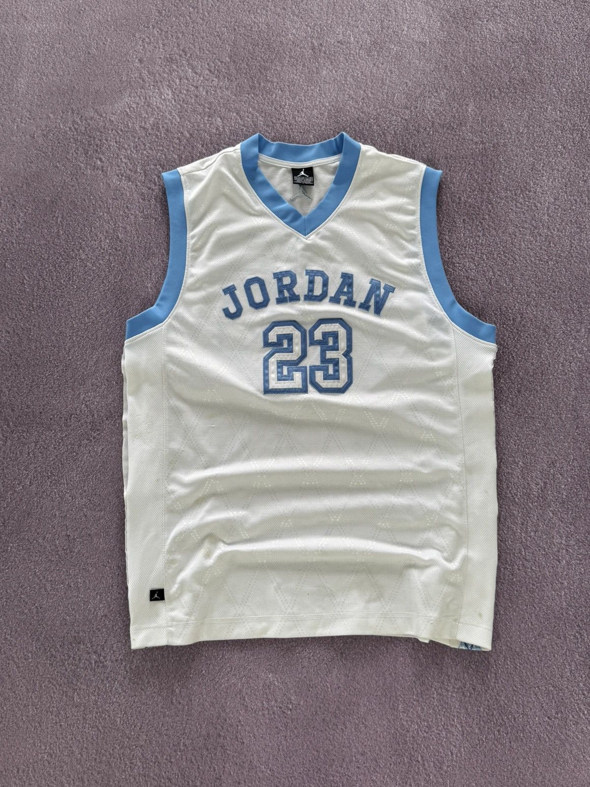 Other Vintage Michael Jordan #23 Big Logo NBA Jersey Size US L / EU 52-54 / 3 - 1 Thumbnail