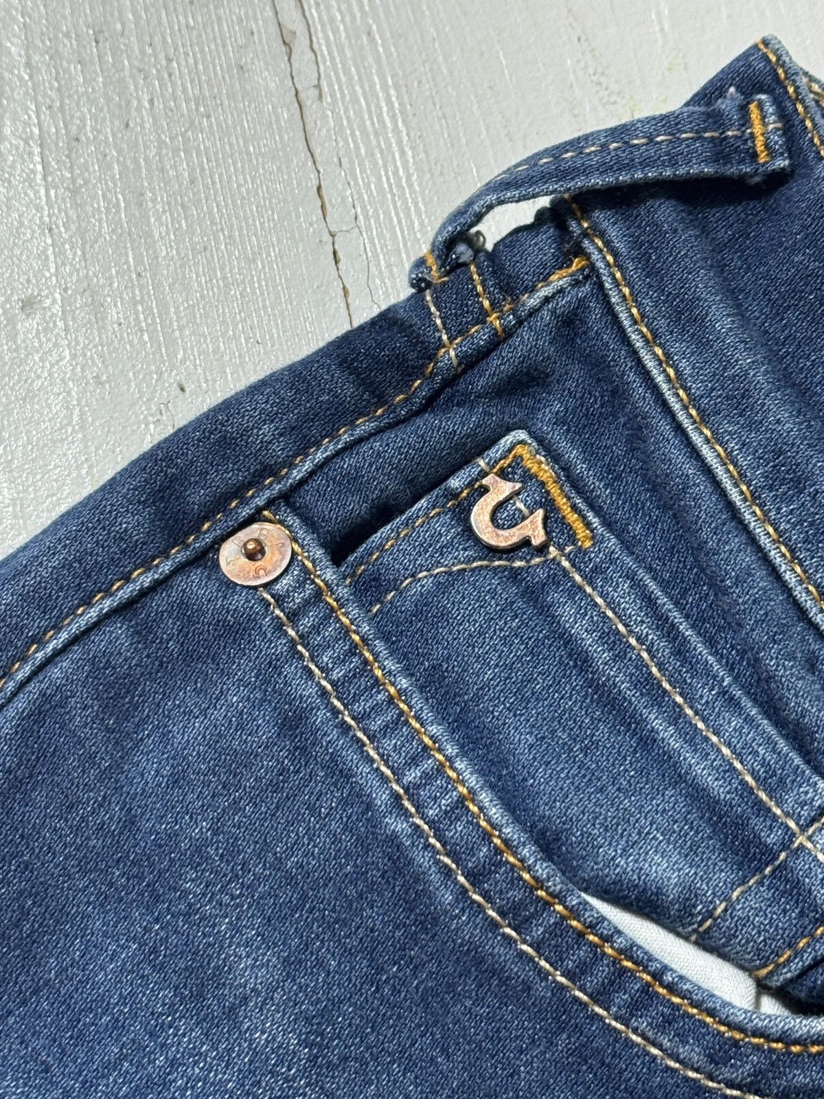 True Religion VINTAGE TRUE RELIGION 2000s SKINNY JEANS Size 27" / US 4 / IT 40 - 8 Thumbnail