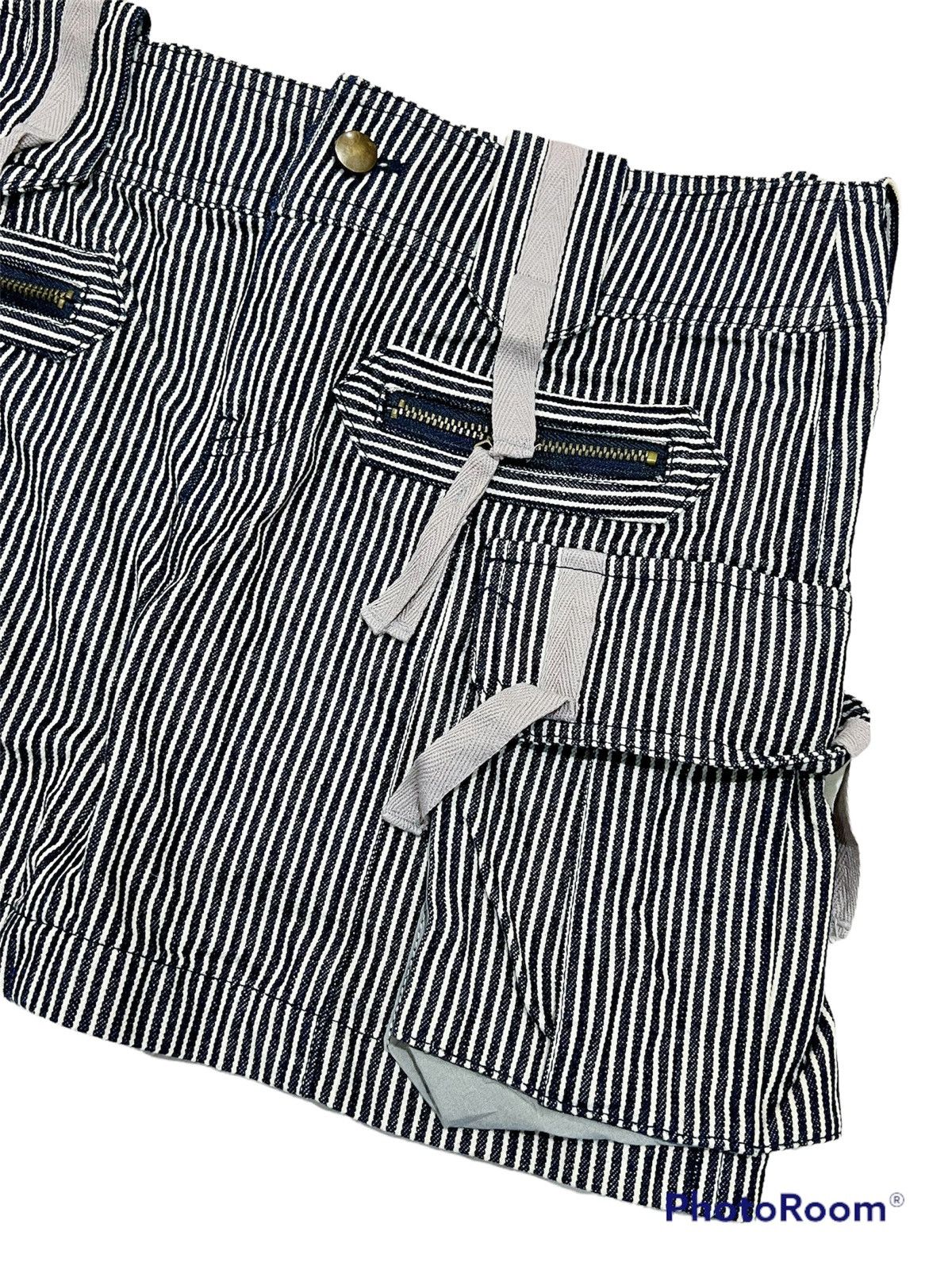 Japanese Brand Vintage Y2k stripe pocket skirt 💙💎 Size 27" / US 4 / IT 40 - 3 Thumbnail