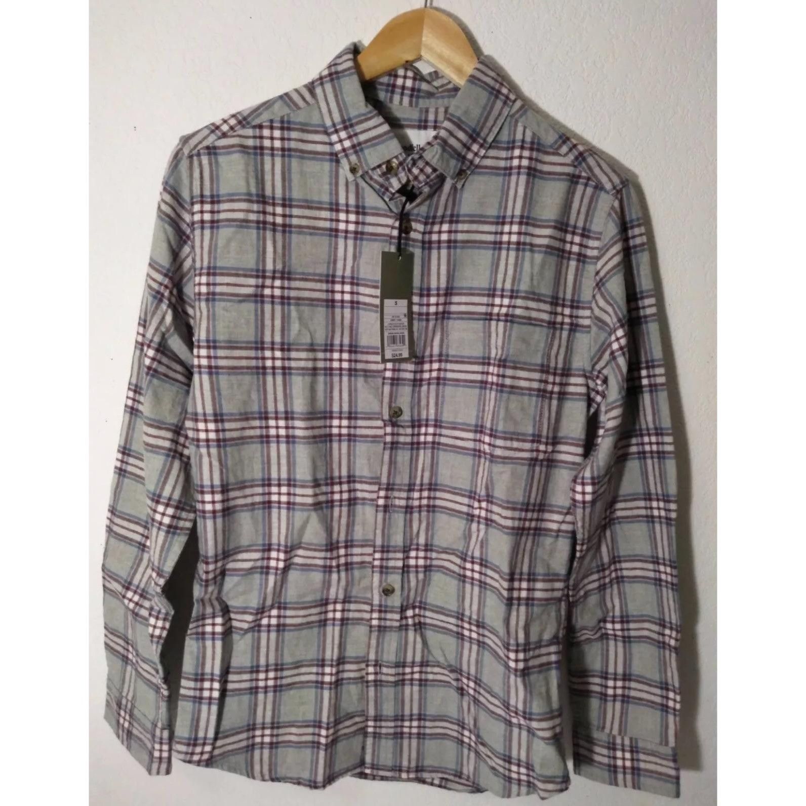 Other Goodfellow & Co Gray Red Plaid Flannel Standard Long Sleeve Size US S / EU 44-46 / 1 - 1 Thumbnail