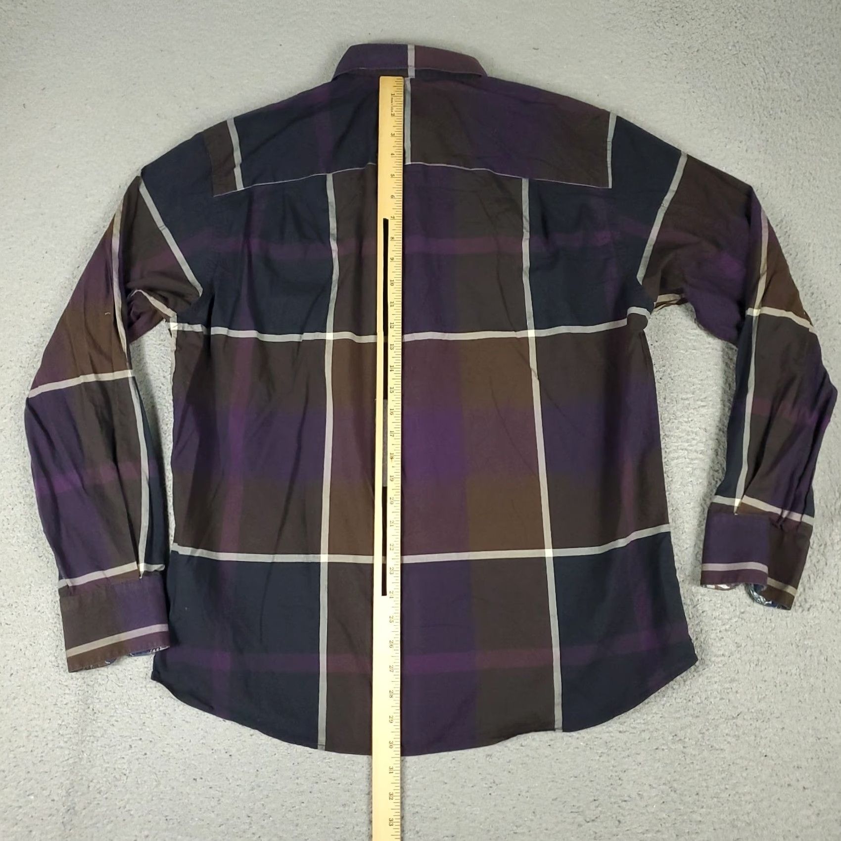 Tommy Bahama Tommy Bahama Shirt Mens Large Blue Purple Plaid Cotton Button Up Long Sleeve Size US L / EU 52-54 / 3 - 4 Thumbnail