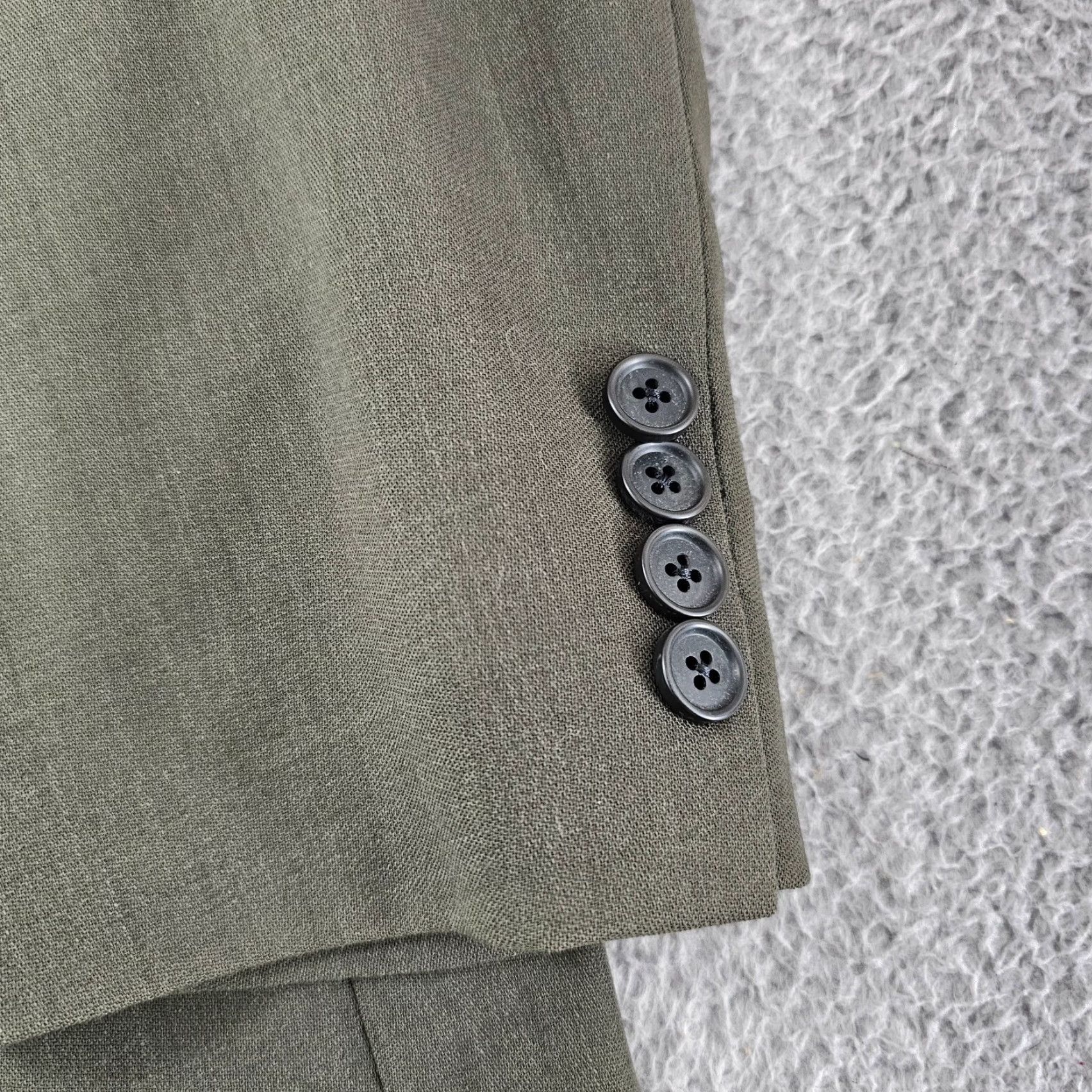 Ralph Lauren VINTAGE Ralph Lauren Polo University Club Blazer Mens 42R Green Wool 3-Button Single-Breasted Jacket Size US XL / EU 56 / 4 - 3 Thumbnail